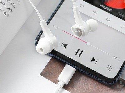 Hoco M67 Passion Headphones (USB-C)  Drtov slchadl (biele)