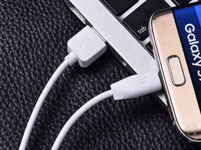 Hoco X1 USB � Micro USB (2.4A) � Nab�jac� a synchroniza�n� k�bel USB � Micro USB (1m)