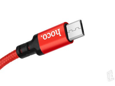 HOCO X14 Micro-USB 2A (erven) - Nabjac data kbel (2m)