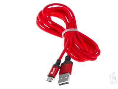 HOCO X14 Micro-USB 2A (erven) - Nabjac data kbel (2m)