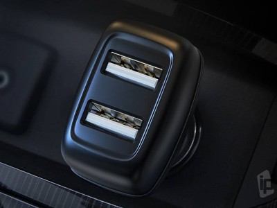 Hoco Z36 Dual Charger (2.4A)  Autonabjaka s 2x USB portom a 1x USB-Lightning kblom (1m)