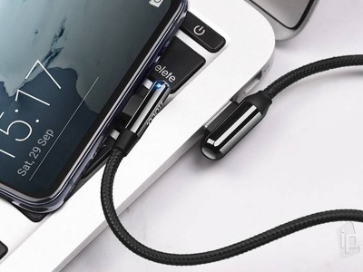 Hoco U77 Charging Cable USB-C (erven) - Lomen synchronizan a nabjac kbel USB-C (120cm)