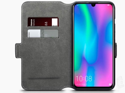 Peaenkov puzdro Slim Wallet pre Huawei P Smart 2019 (Honor 10 Lite) - ierne