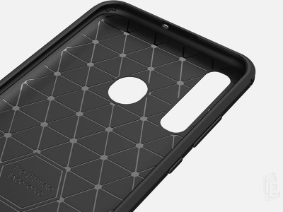 Fiber Armor Defender Black (�ierny) - Odoln� ochrann� kryt (obal) na Honor 20 Lite