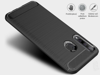 Fiber Armor Defender Black (�ierny) - Odoln� ochrann� kryt (obal) na Honor 20 Lite