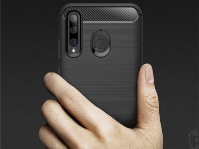 Fiber Armor Defender Black (�ierny) - Odoln� ochrann� kryt (obal) na Honor 20 Lite