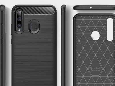 Fiber Armor Defender Black (�ierny) - Odoln� ochrann� kryt (obal) na Honor 20 Lite