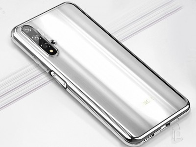 Glitter Series Silver (strieborn) - Ochrann kryt (obal) na Honor 20 / Huawei Nova 5T