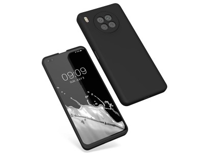Matte TPU Black (�ierny) - Ochrann� kryt s ochranou kamery pre Honor 50 Lite
