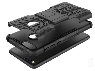 Spider Armor Case (�ierny) - Odoln� ochrann� kryt (obal) na Honor 7X **AKCIA!!