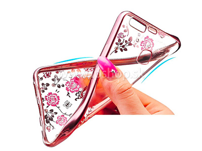 Luxusn ochrann kryt (obal) TPU Pink Butterfly (ruov) na Honor 8 / Honor 8 Premium **VPREDAJ!!
