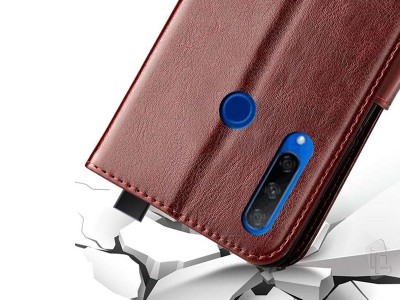 Elegance Stand Wallet Blue (modr) - Peaenkov puzdro na Honor 9X / Huawei P Smart Z