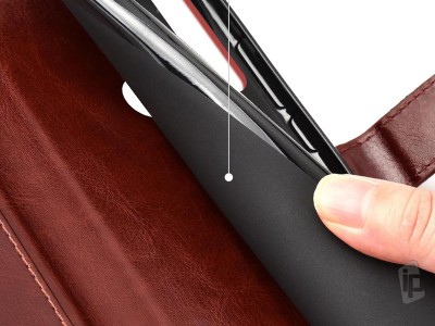 Elegance Stand Wallet Black (ern) - Penenkov pouzdro na Honor 9X / Huawei P Smart Z