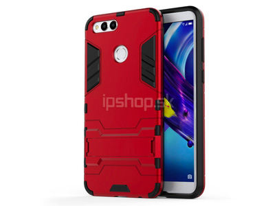 Armor Stand Defender Red (�erven�) - odoln� ochrann� kryt (obal) na Honor 7X **AKCIA!!
