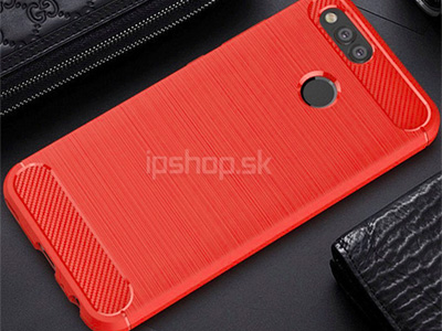 Fiber Armor Defender Red (�erven�) - odoln� ochrann� kryt (obal) na Honor 7X **AKCIA!!