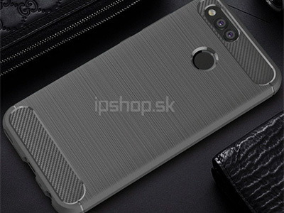 Fiber Armor Defender Grey (�ed�) - odoln� ochrann� kryt (obal) na Honor 7X **AKCIA!!