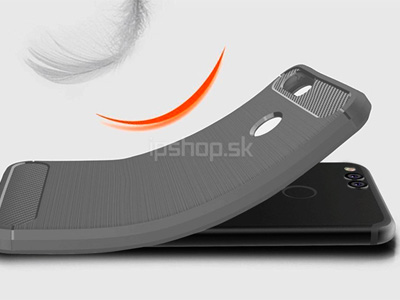 Fiber Armor Defender Grey (�ed�) - odoln� ochrann� kryt (obal) na Honor 7X **AKCIA!!