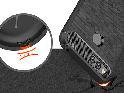 Fiber Armor Defender Red (�erven�) - odoln� ochrann� kryt (obal) na Honor 7X **AKCIA!!