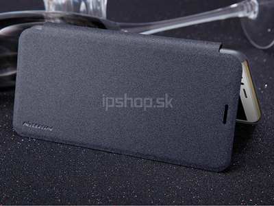 Luxusn� Sparkle Flip puzdro Grey (�ed�) pre Honor 7X **AKCIA!!