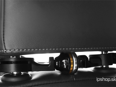 Magnetic Car Seat Holder - Univerz�lny magnetick� dr�iak na opierku hlavy pre smartf�n (�ierny)