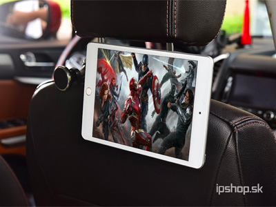 Magnetic Car Seat Holder - Univerz�lny magnetick� dr�iak na opierku hlavy pre smartf�n (�ierny)