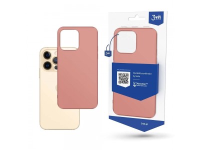 3MK Matt Case – Ochranný kryt pre iPhone 14 Pro (ružový)