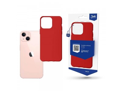 3MK Matt Case – Ochranný kryt pre iPhone 14 (červený)