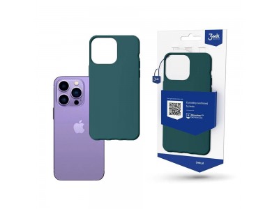 3MK Matt Case  Ochrann kryt pre iPhone 14 Pro (zelen)