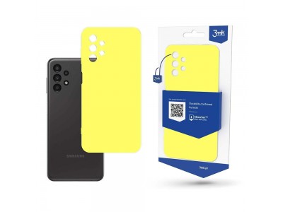 3MK Matt Case – Ochranný kryt pre Samsung Galaxy A13 4G (žlto-zelená)