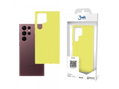 3MK Matt Case – Ochranný kryt pre Samsung Galaxy S22 Ultra 5G - 3mk Matt Case lime (žlto - zelená)