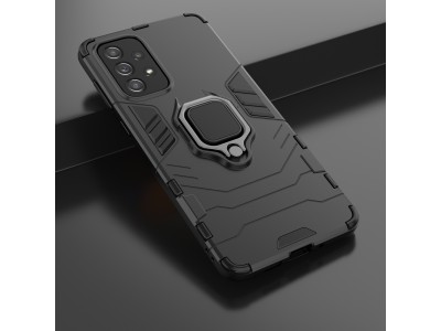 Armor Ring Defender (ierny) - Odoln kryt (obal) na Samsung Galaxy A73