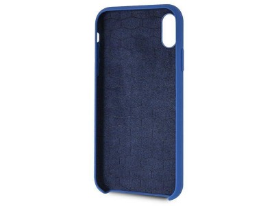 BMW Fashion Cover  Luxusn ochrann kryt pre IPHONE XR - M Collection (BMHCI61MSILNA) blue (modr)