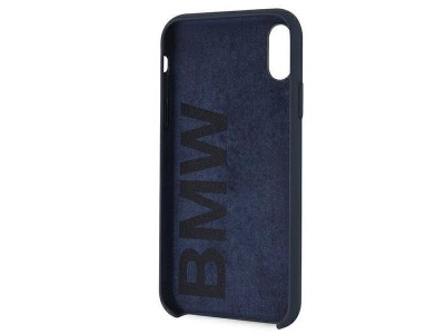 BMW Fashion Cover  Luxusn ochrann kryt pre IPHONE XR Signature (BMHCI61SILNA) navy blue (Navy modr)