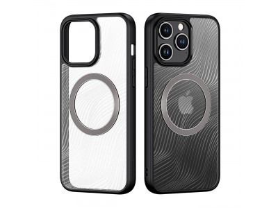 Dux Ducis Aimo Mag (�ierna) - Elegantn� ochrann� obal na iPhone 15 Pro Max