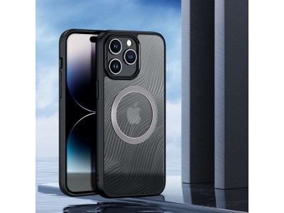 Dux Ducis Aimo Mag (�ierna) - Elegantn� ochrann� obal na iPhone 15 Pro Max