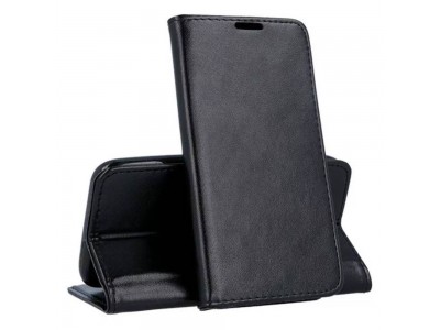 EcoLeather Magnet Book – Ochranné puzdro pre Motorola Moto G13 (čierna)