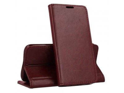 EcoLeather Magnet Book – Ochranné puzdro pre Samsung Galaxy A23 5G (červená)