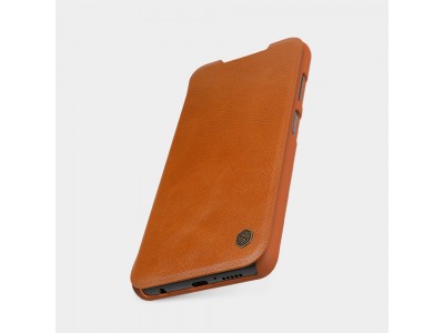 Nillkin QIN Case  Otvracie puzdro z ekologickej koe pre Xiaomi Poco X3 NFC