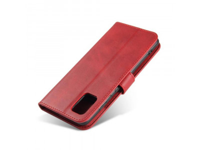 Elegance Stand Wallet II (erven) - Peaenkov puzdro pre Oppo A98 5G