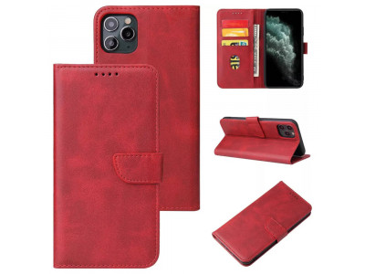 Elegance Stand Wallet II (�erven�) - Pe�a�enkov� puzdro pre Xiaomi 13T