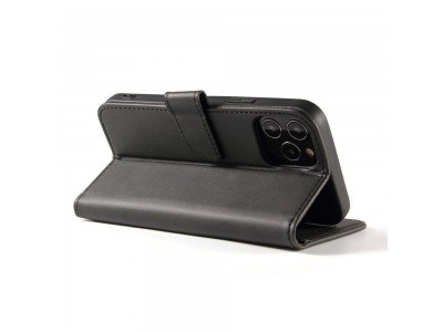 Elegance Stand Wallet II (ierne) - Peaenkov puzdro pre Motorola Moto G30