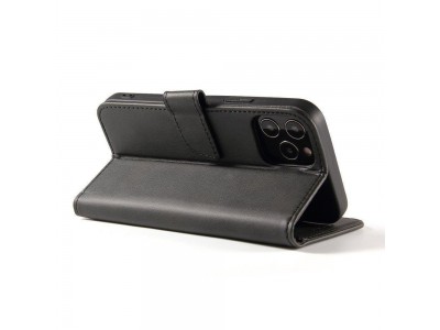 Elegance Stand Wallet II (ierne) - Peaenkov puzdro pre OnePlus Nord 2 5G