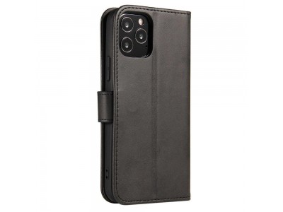 Elegance Stand Wallet II (�ierne) - Pe�a�enkov� puzdro pre Samsung Galaxy M53 5G