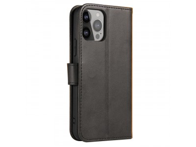 Elegance Stand Wallet II (�ierne) - Pe�a�enkov� puzdro pre Xiaomi 13