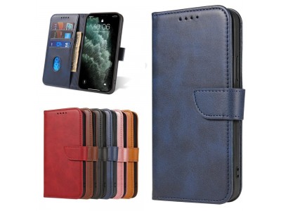 Elegance Stand Wallet II (modr) - Peaenkov puzdro pre iPhone 12/ 12PRO