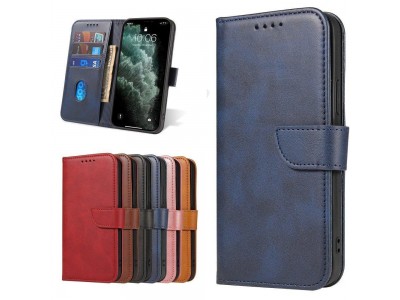 Elegance Stand Wallet II (modr) - Peaenkov puzdro pre LG K42