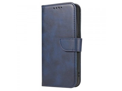 Elegance Stand Wallet II (modr�) - Pe�a�enkov� puzdro pre Xiaomi Redmi Note 11 / Note 11S