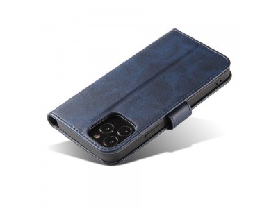 Elegance Stand Wallet II (modr�) - Pe�a�enkov� puzdro pre Xiaomi Redmi Note 11 / Note 11S