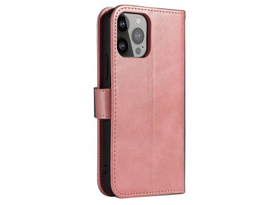 Elegance Stand Wallet II (ruov) - Peaenkov puzdro pre Samsung Galaxy A34 5G