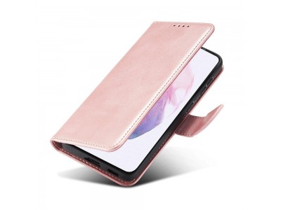 Elegance Stand Wallet II (ruov) - Peaenkov puzdro na Samsung Galaxy S22 Ultra 5G